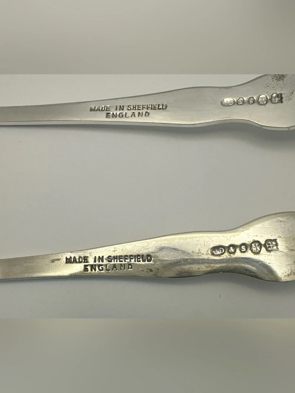 Sheffield Silver Plated Serving Salad Hostess Set Spoon & Fork MCM 9